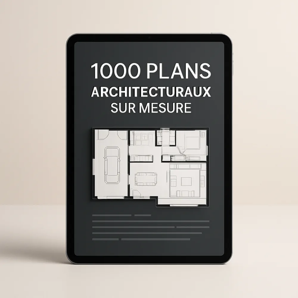 1000 PLANS ARCHITECTURAUX SUR MESURE