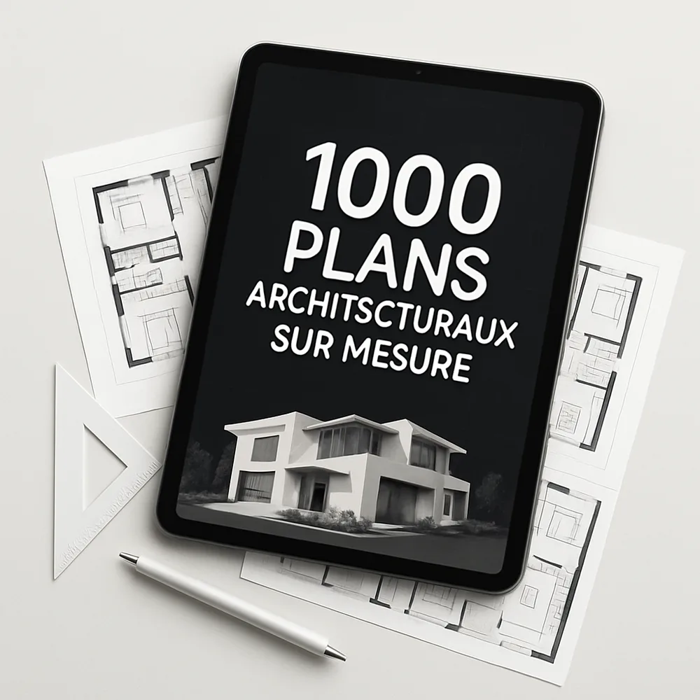 1000 PLANS ARCHITECTURAUX SUR MESURE