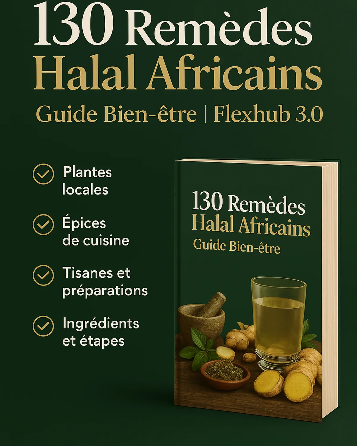 130 Remèdes Halal Africains - Guide Bien‑être | Flexhub 3.0