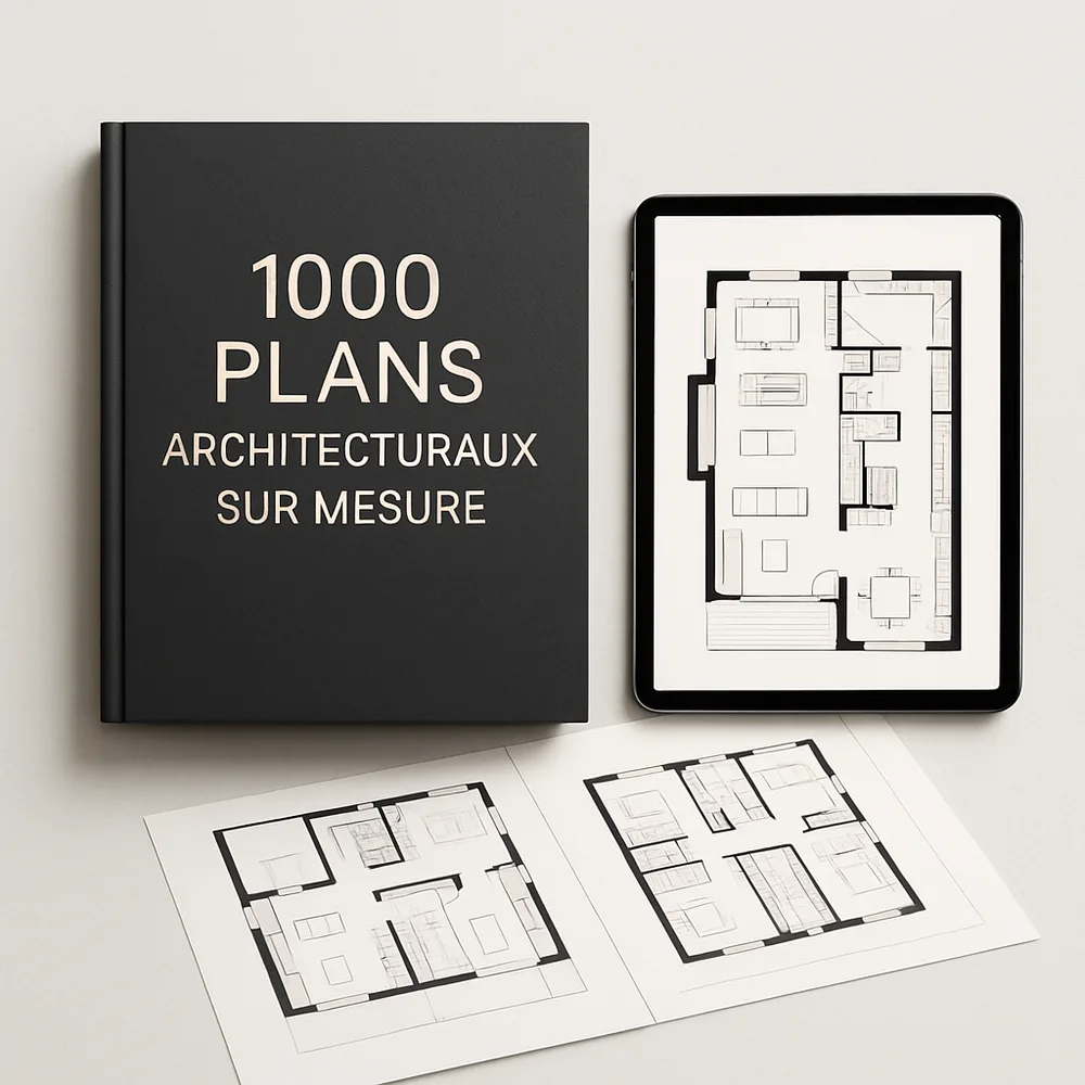 1000 PLANS ARCHITECTURAUX SUR MESURE