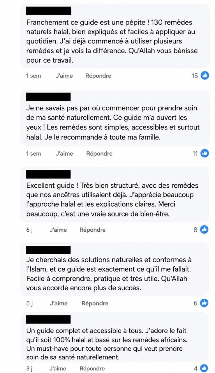 Capture d’écran d’un avis client