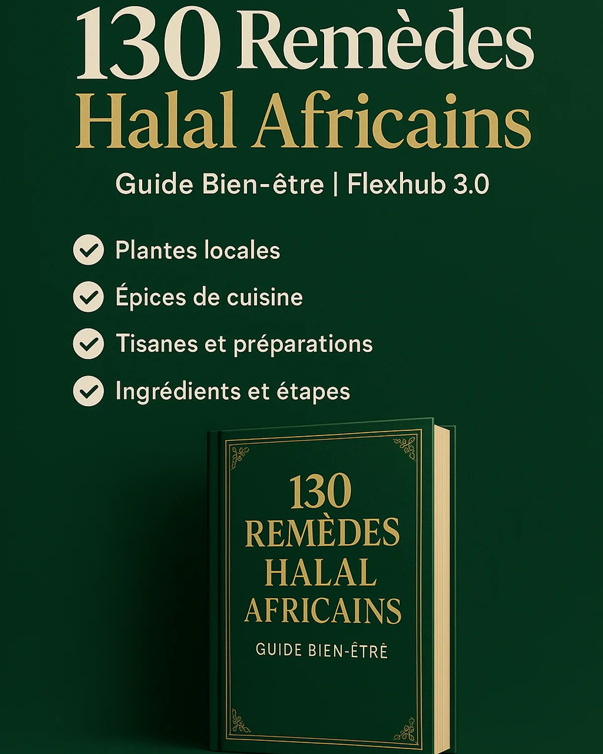 130 Remèdes Halal Africains - Guide Bien‑être | Flexhub 3.0